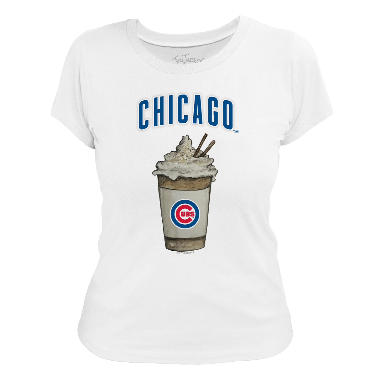 Chicago Cubs Latte Women's Tee Shirt