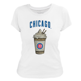 Chicago Cubs Latte Women's Tee Shirt