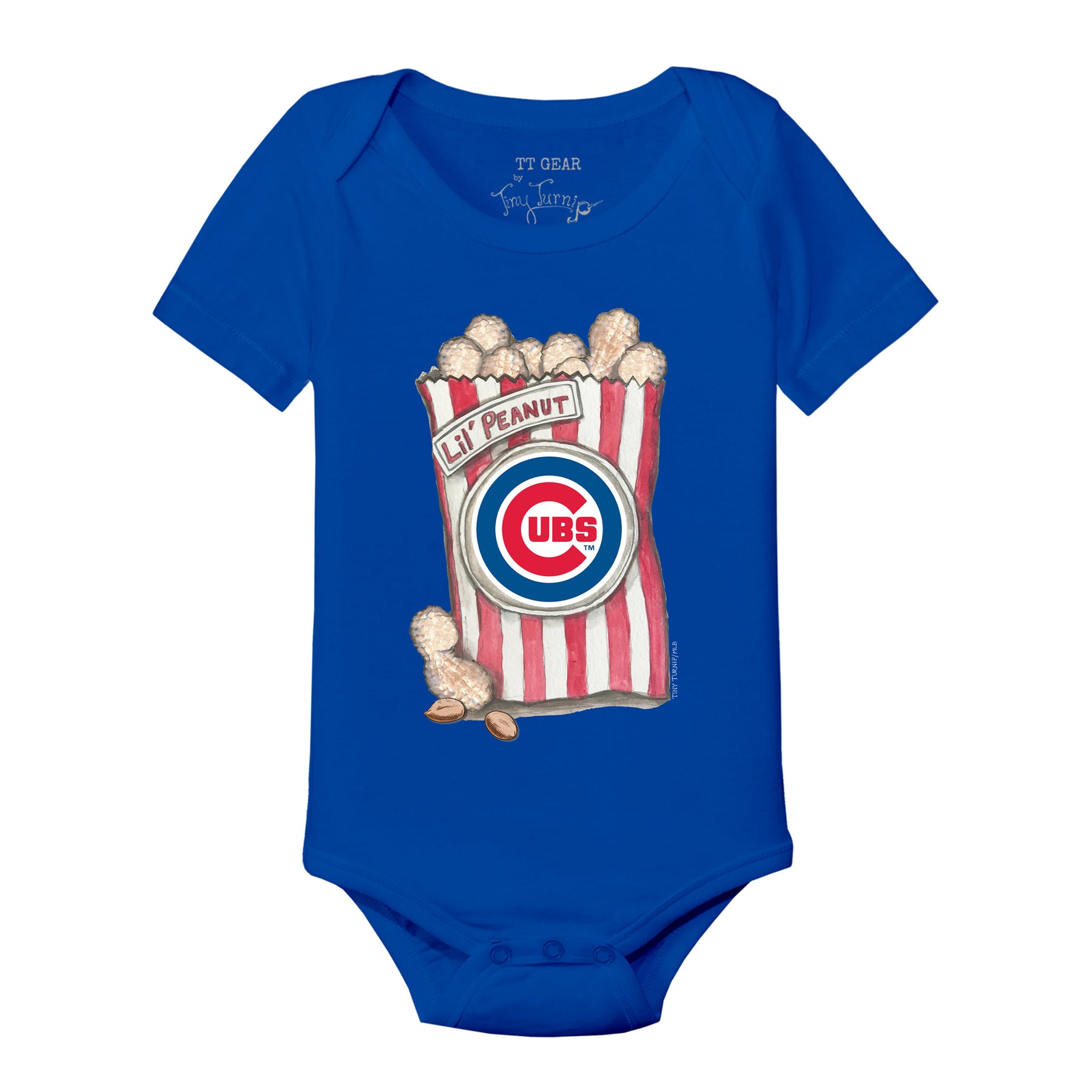 Chicago Cubs Lil' Peanut Short Sleeve Snapper