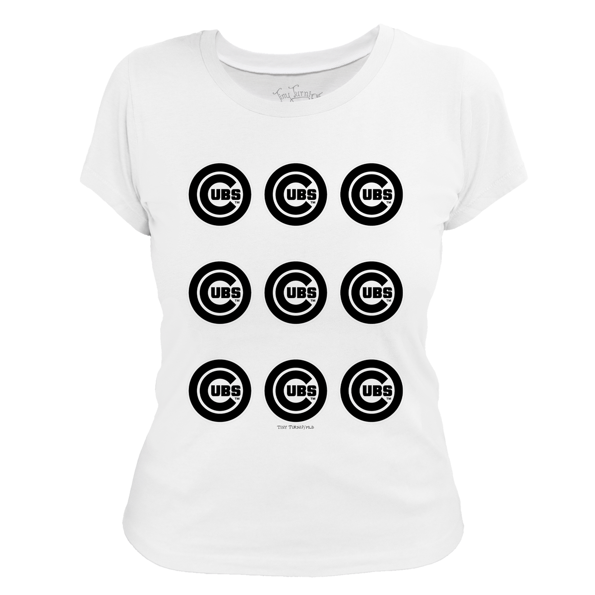 Chicago Cubs Logo Grid Tee Shirt