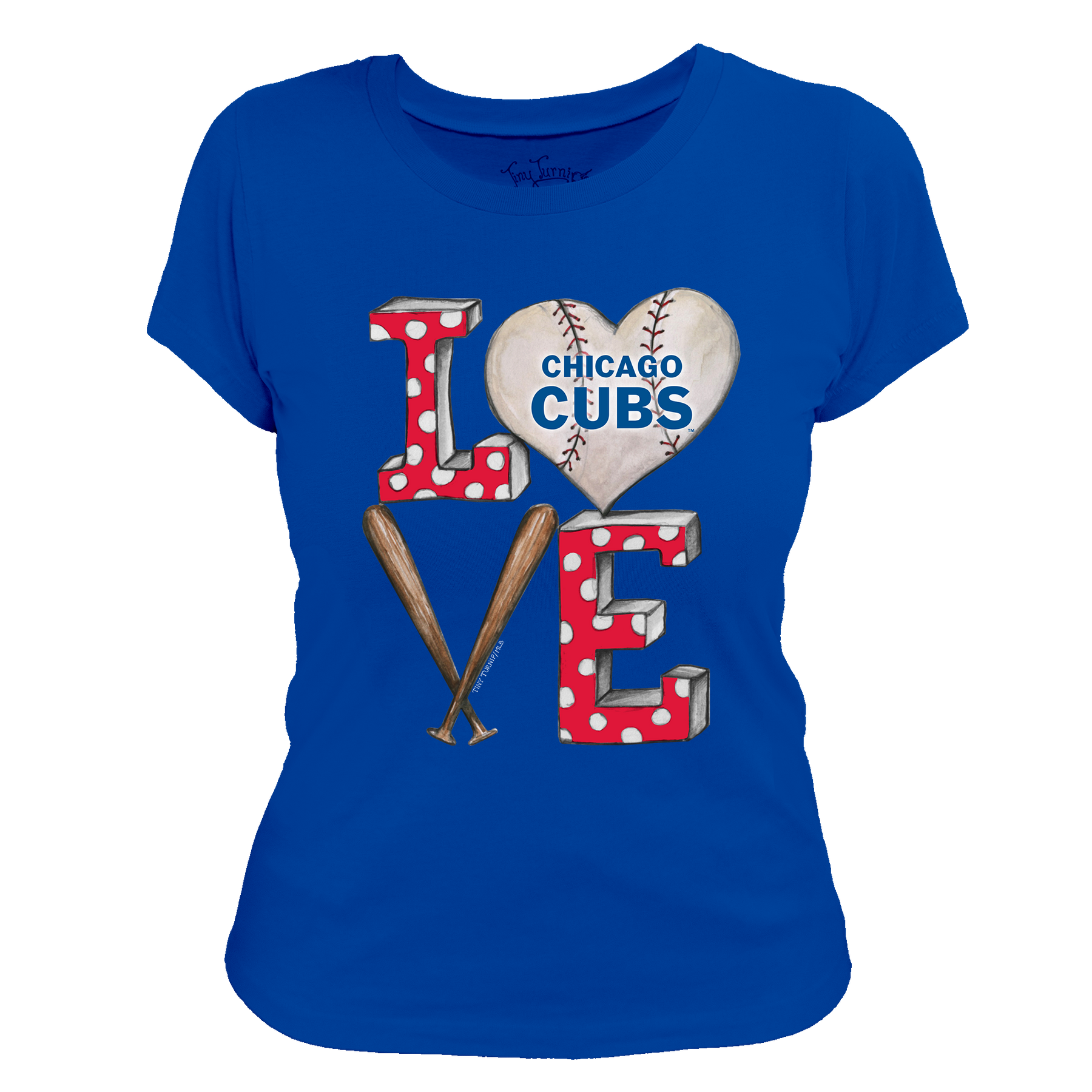 Chicago Cubs Baseball LOVE Tee Shirt