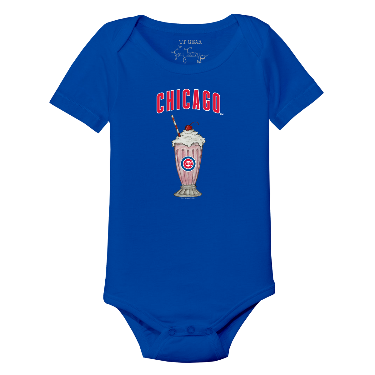 Chicago Cubs Milkshake Short Sleeve Snapper