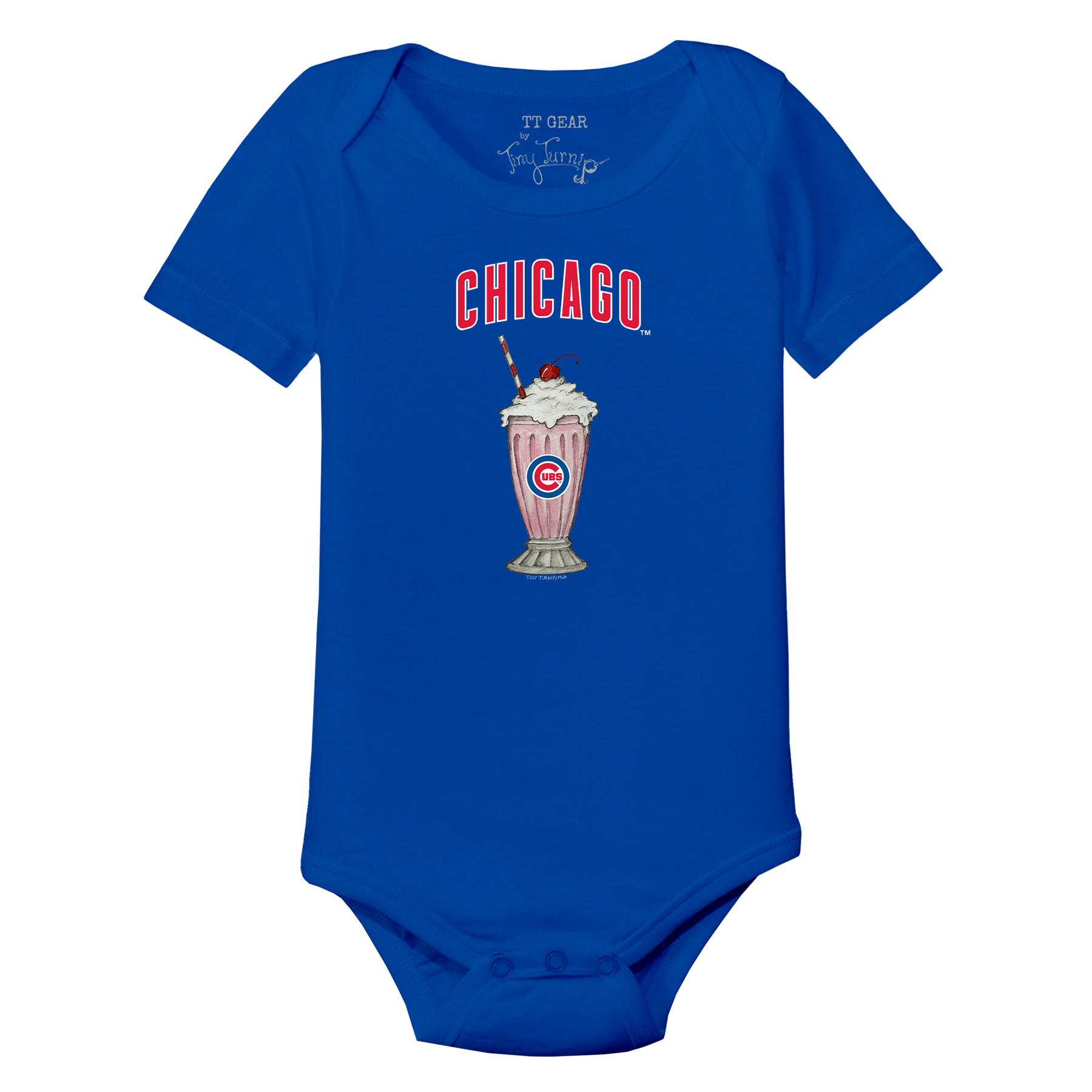 Chicago Cubs Milkshake Short Sleeve Snapper
