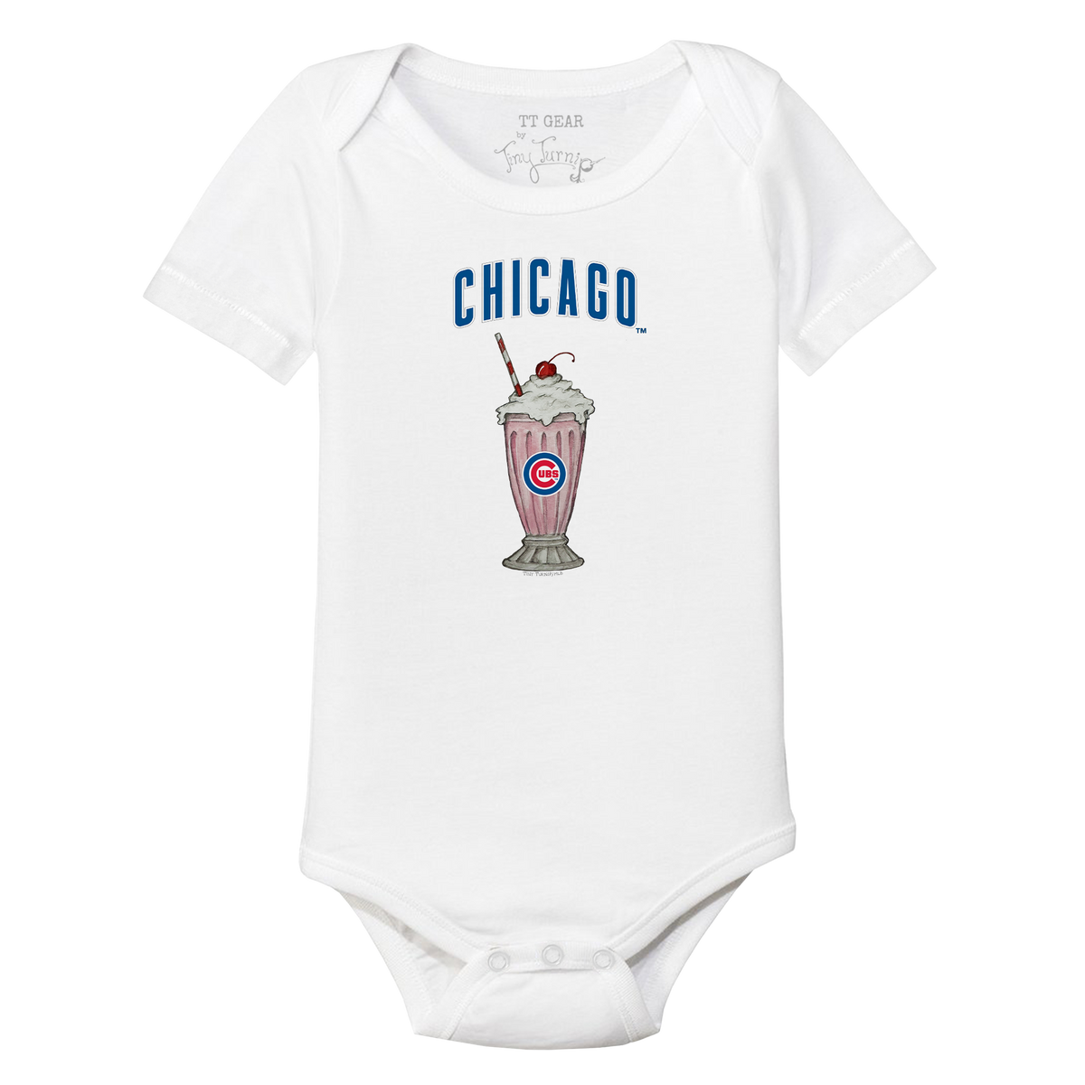 Chicago Cubs Milkshake Short Sleeve Snapper