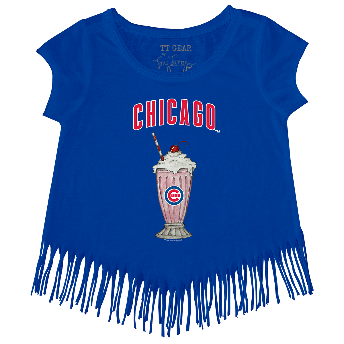 Chicago Cubs Milkshake Fringe Tee