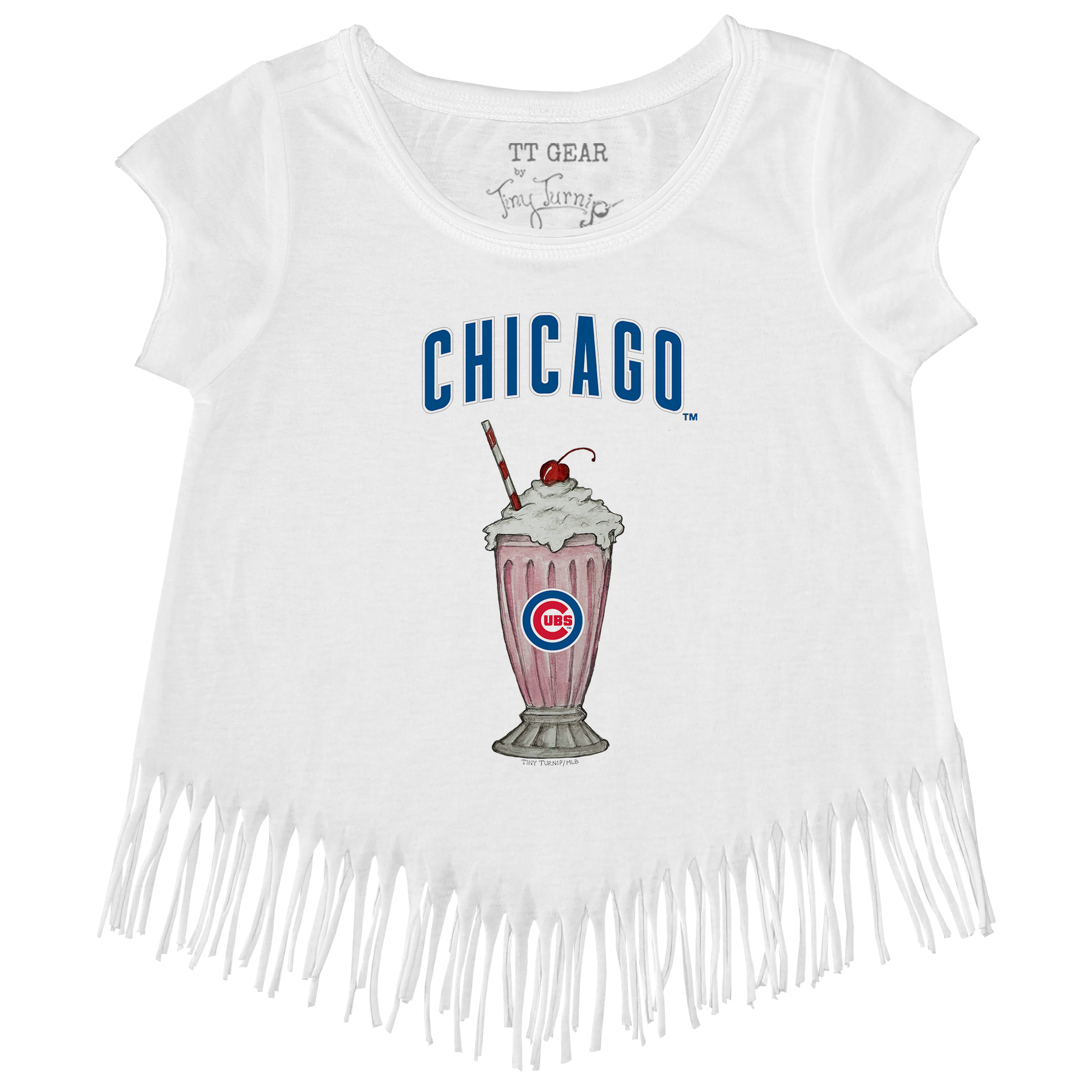 Chicago Cubs Milkshake Fringe Tee