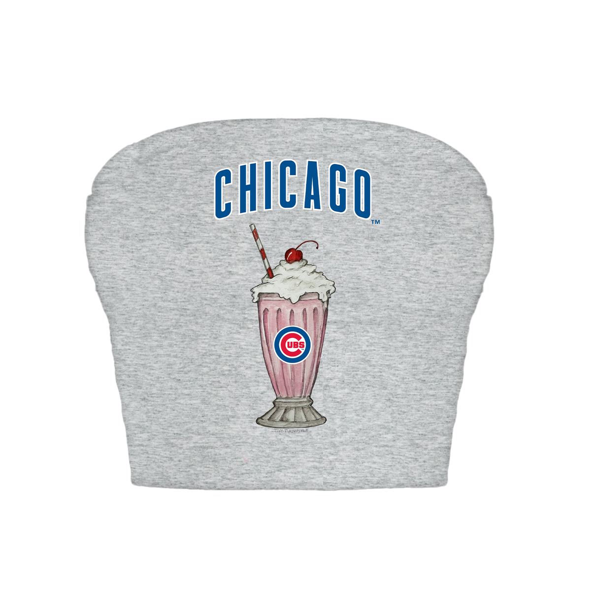 Chicago Cubs Milkshake Crop Tube Top