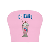 Chicago Cubs Milkshake Crop Tube Top