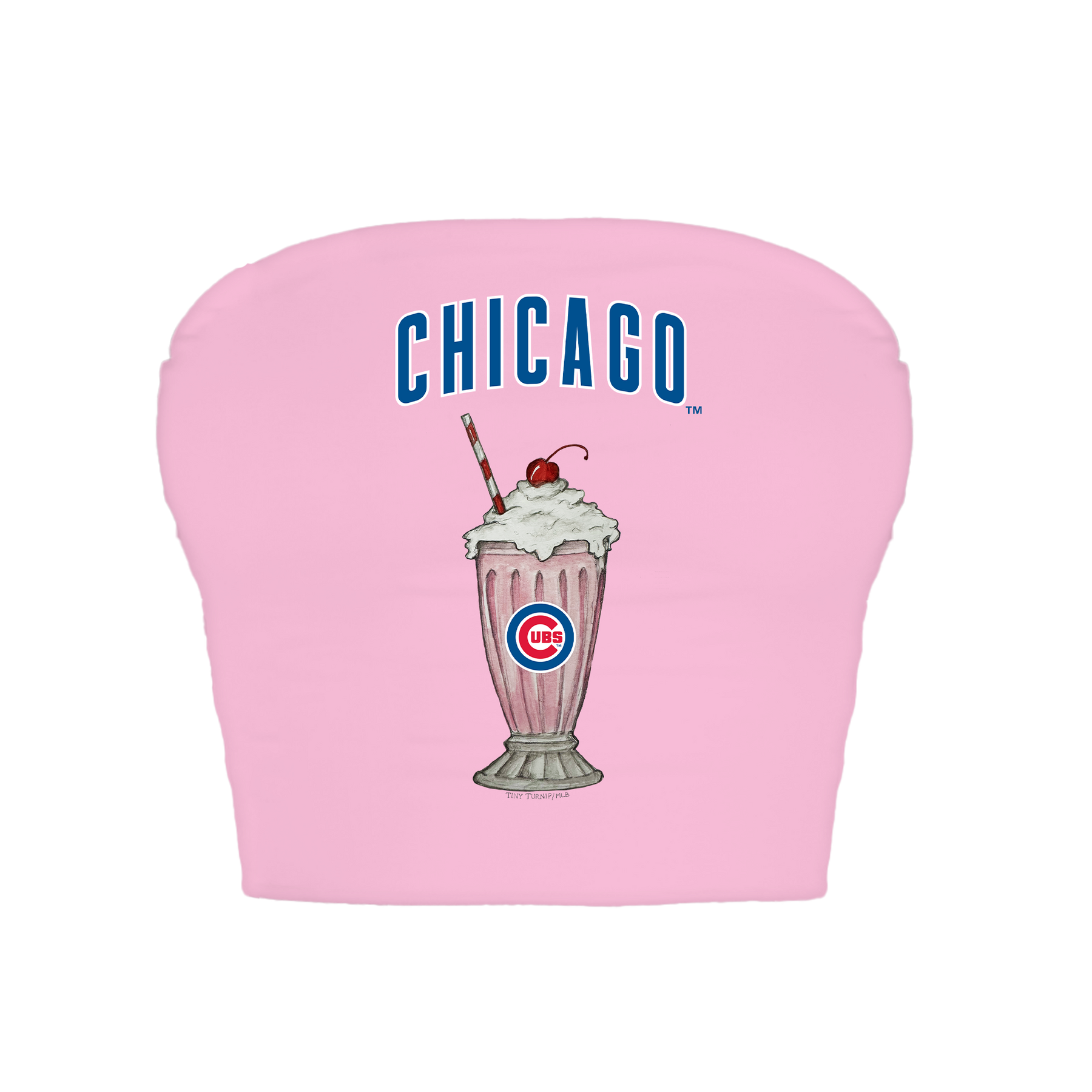 Chicago Cubs Milkshake Crop Tube Top