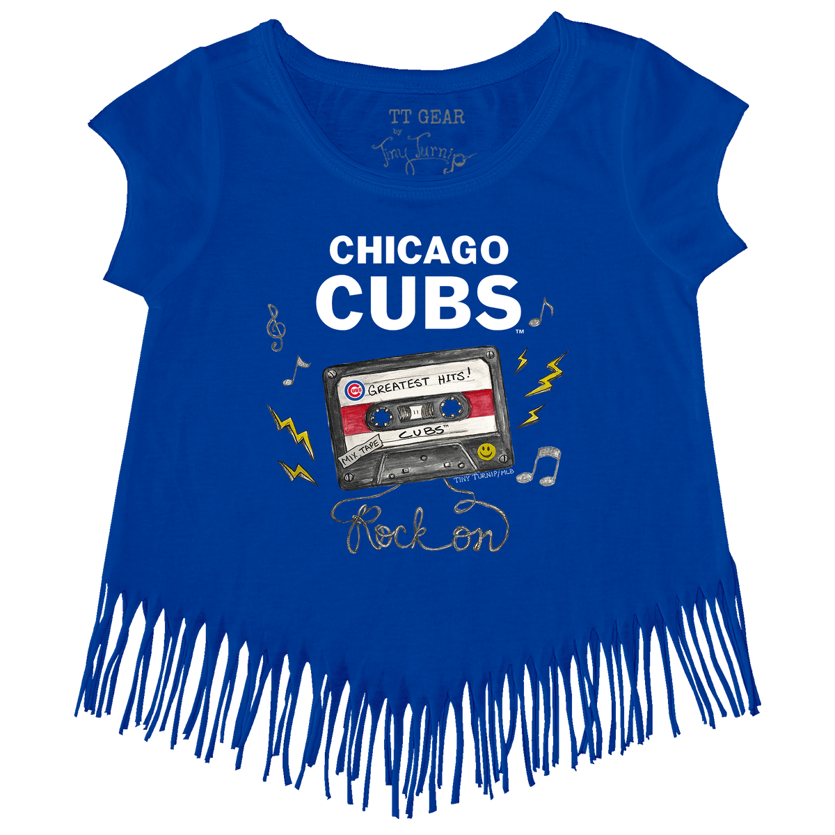 Chicago Cubs Mixtape Fringe Tee - Tiny Turnip