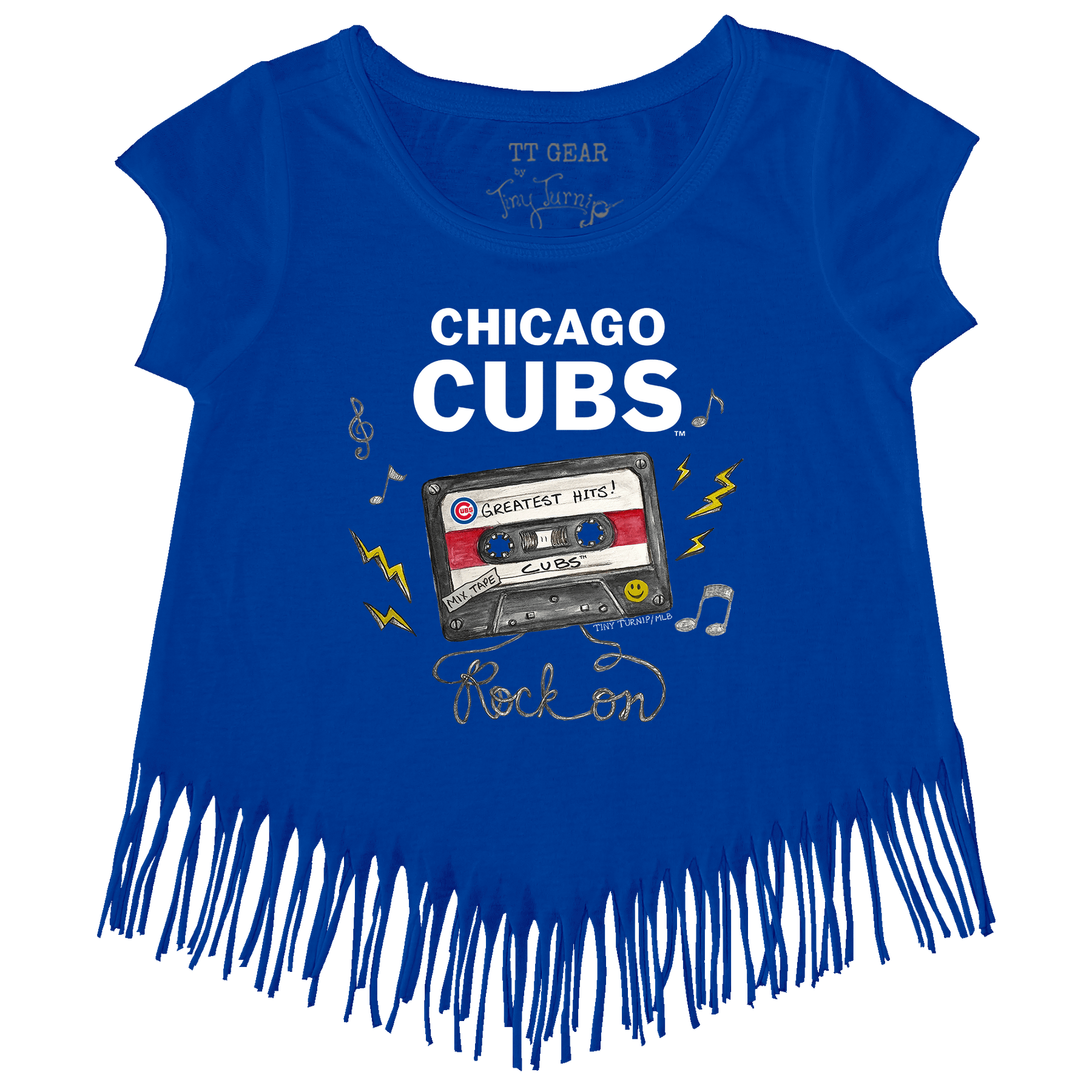 Chicago Cubs Mixtape Fringe Tee