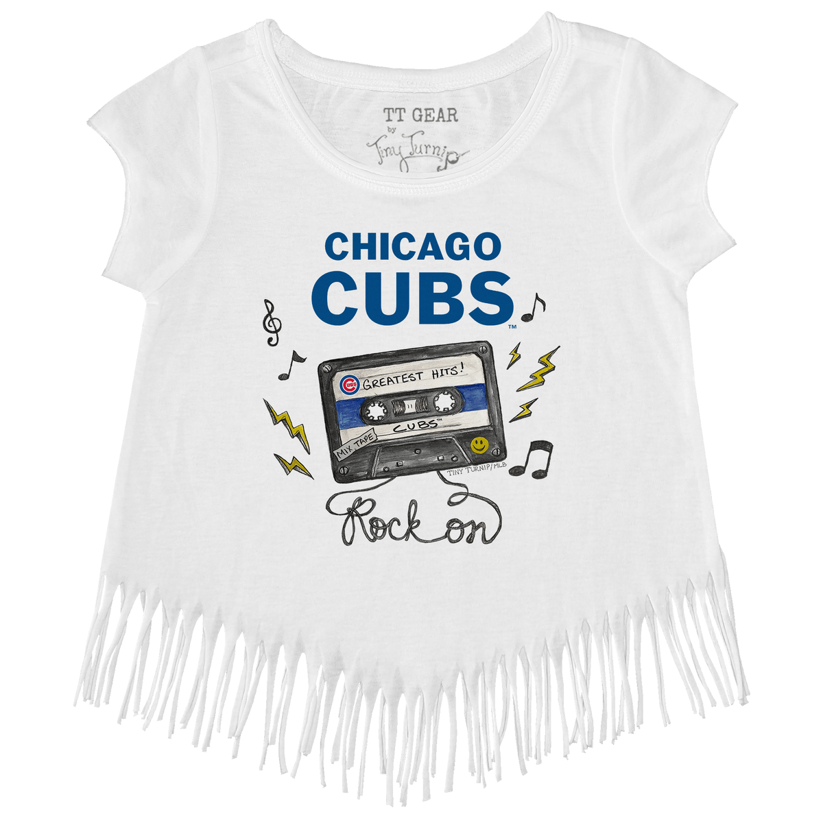 Chicago Cubs Mixtape Fringe Tee - Tiny Turnip