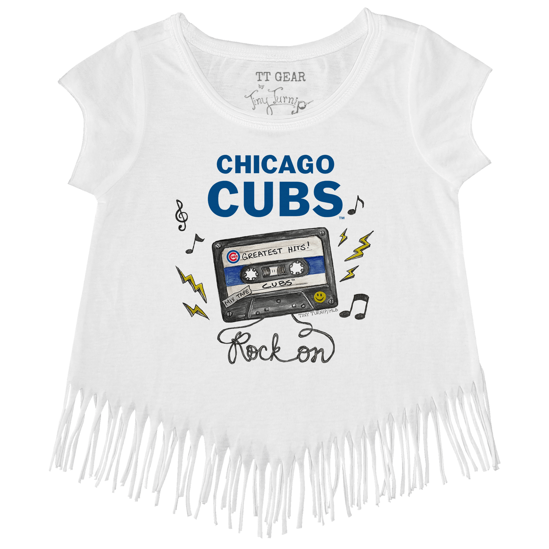 Chicago Cubs Mixtape Fringe Tee