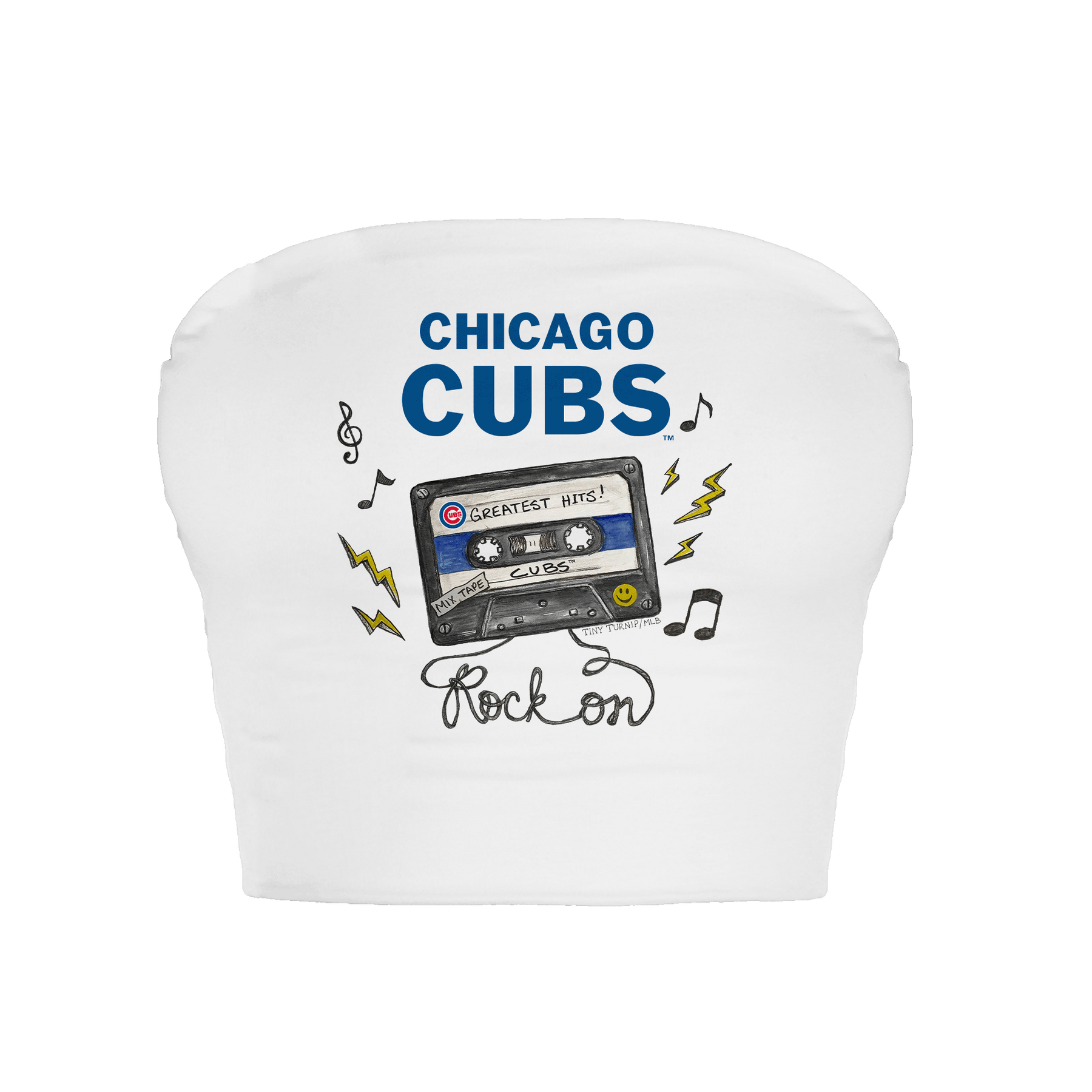 Chicago Cubs Mixtape Crop Tube Top