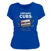 Chicago Cubs Mixtape Women's Tee Shirt