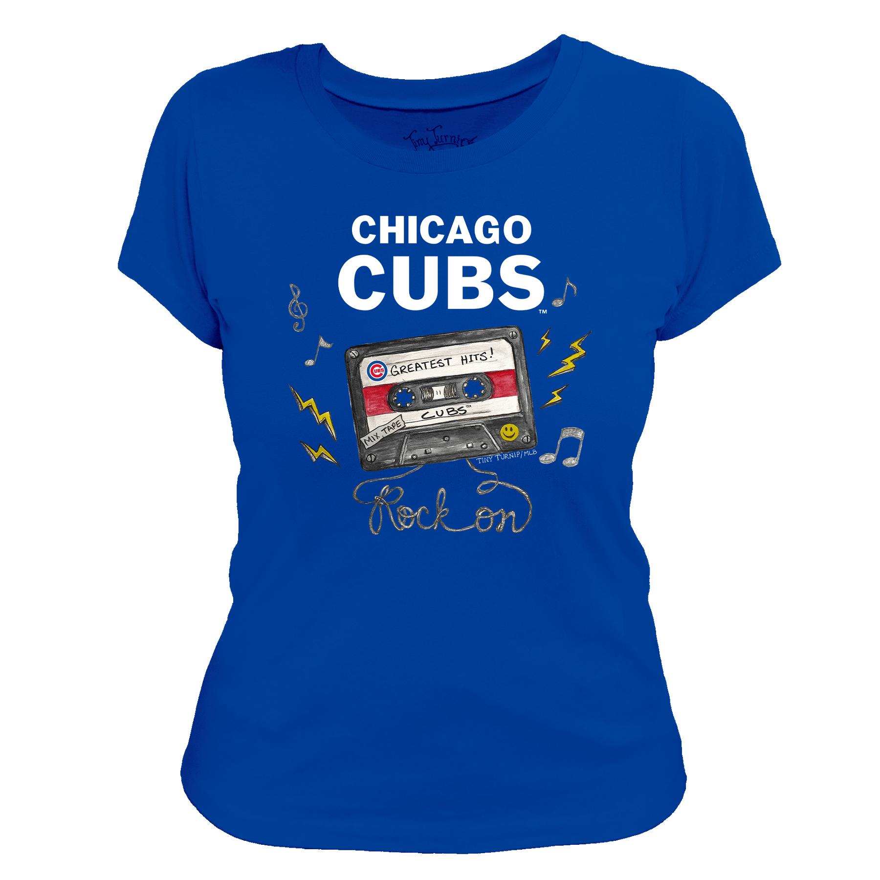 Chicago Cubs Mixtape Women's Tee Shirt