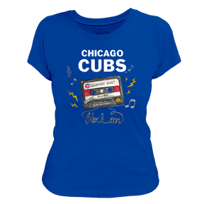 Chicago Cubs Mixtape Women's Tee Shirt