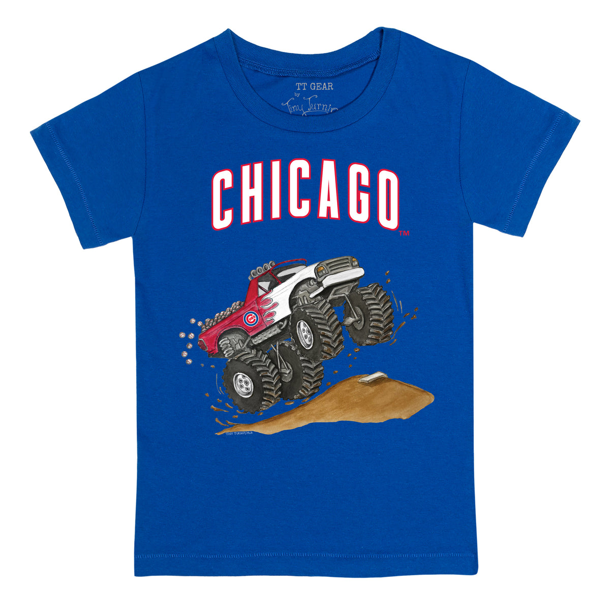 Chicago Cubs Monster Truck Tee Shirt