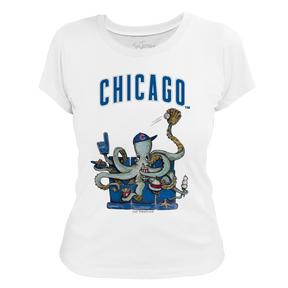Chicago Cubs Octopus Tee Shirt