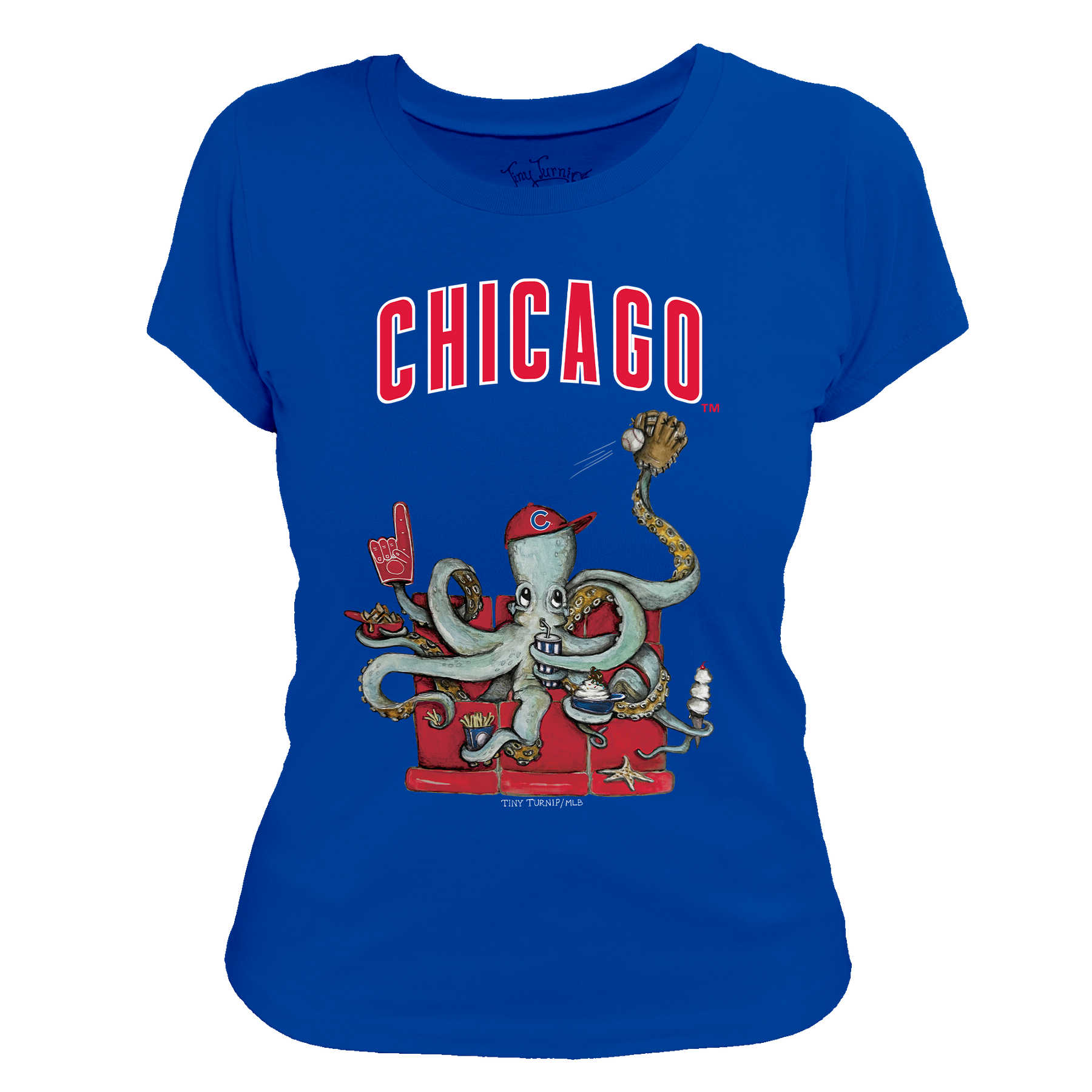 Chicago Cubs Octopus Tee Shirt