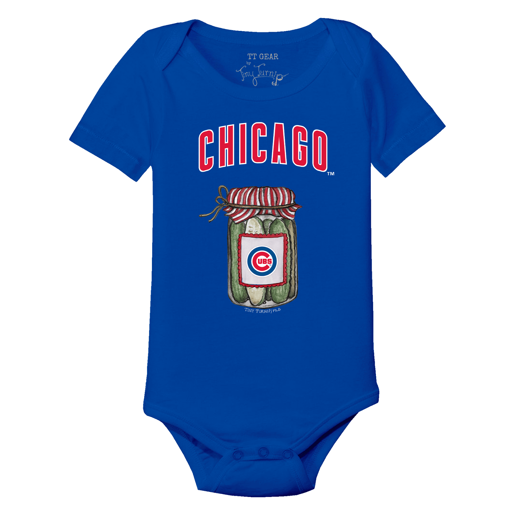 Chicago Cubs Pickle Jar Short Sleeve Snapper