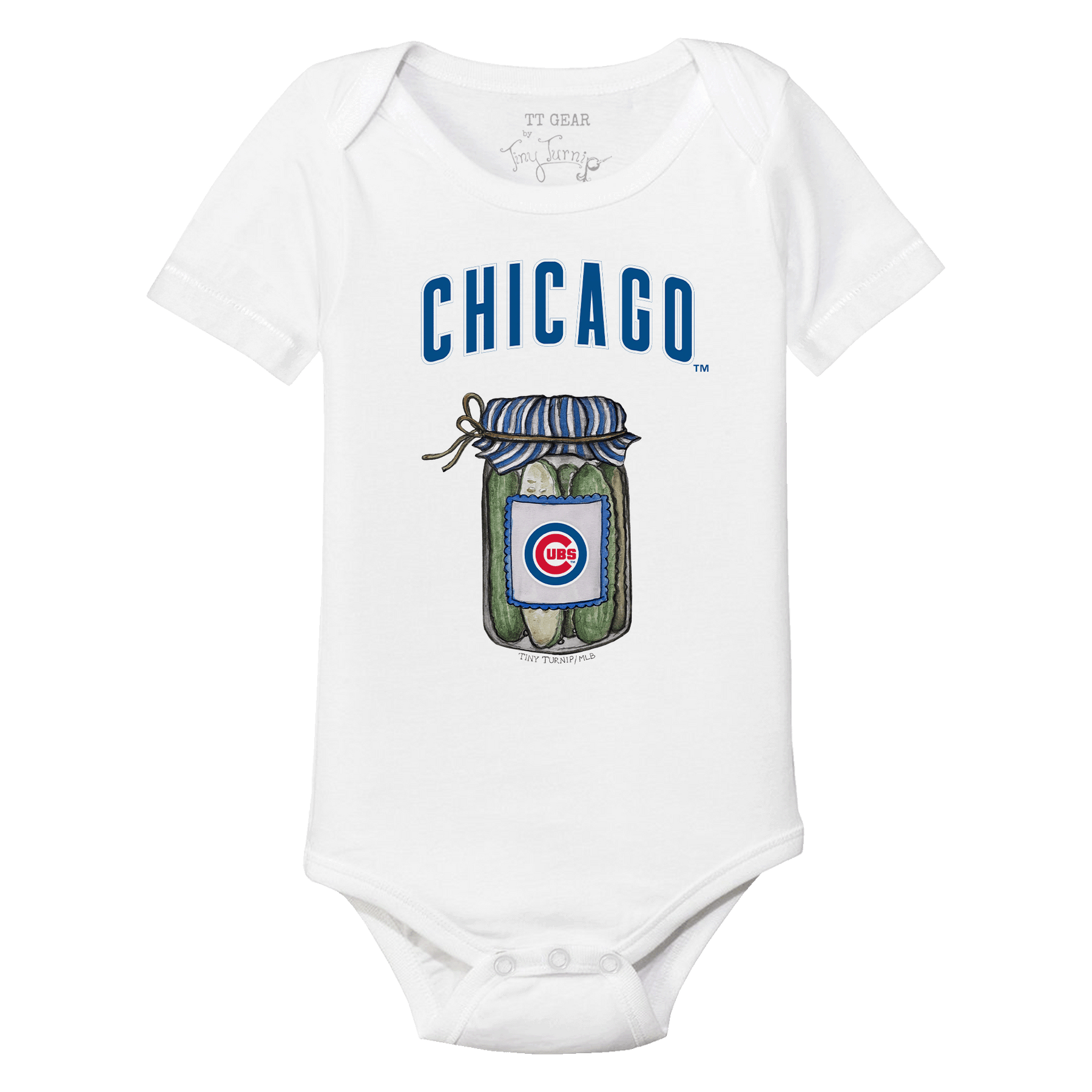 Chicago Cubs Pickle Jar Short Sleeve Snapper