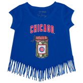 Chicago Cubs Pickle Jar Fringe Tee