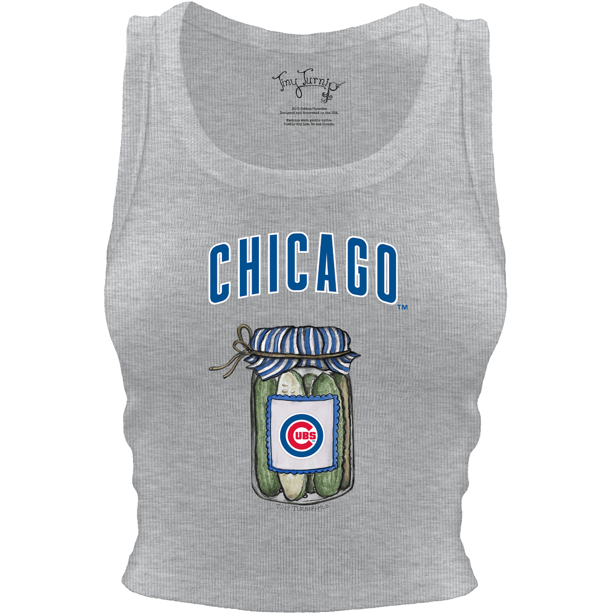 Chicago Cubs Pickle Jar Crop Tank