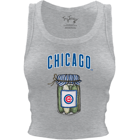 Chicago Cubs Pickle Jar Crop Tank