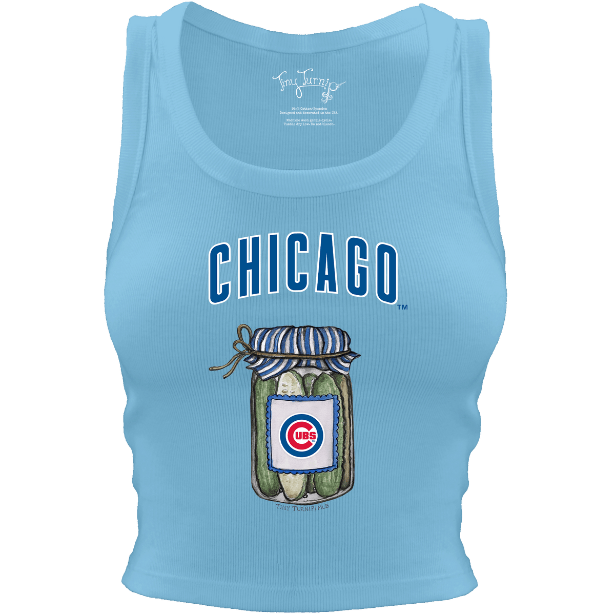 Chicago Cubs Pickle Jar Crop Tank