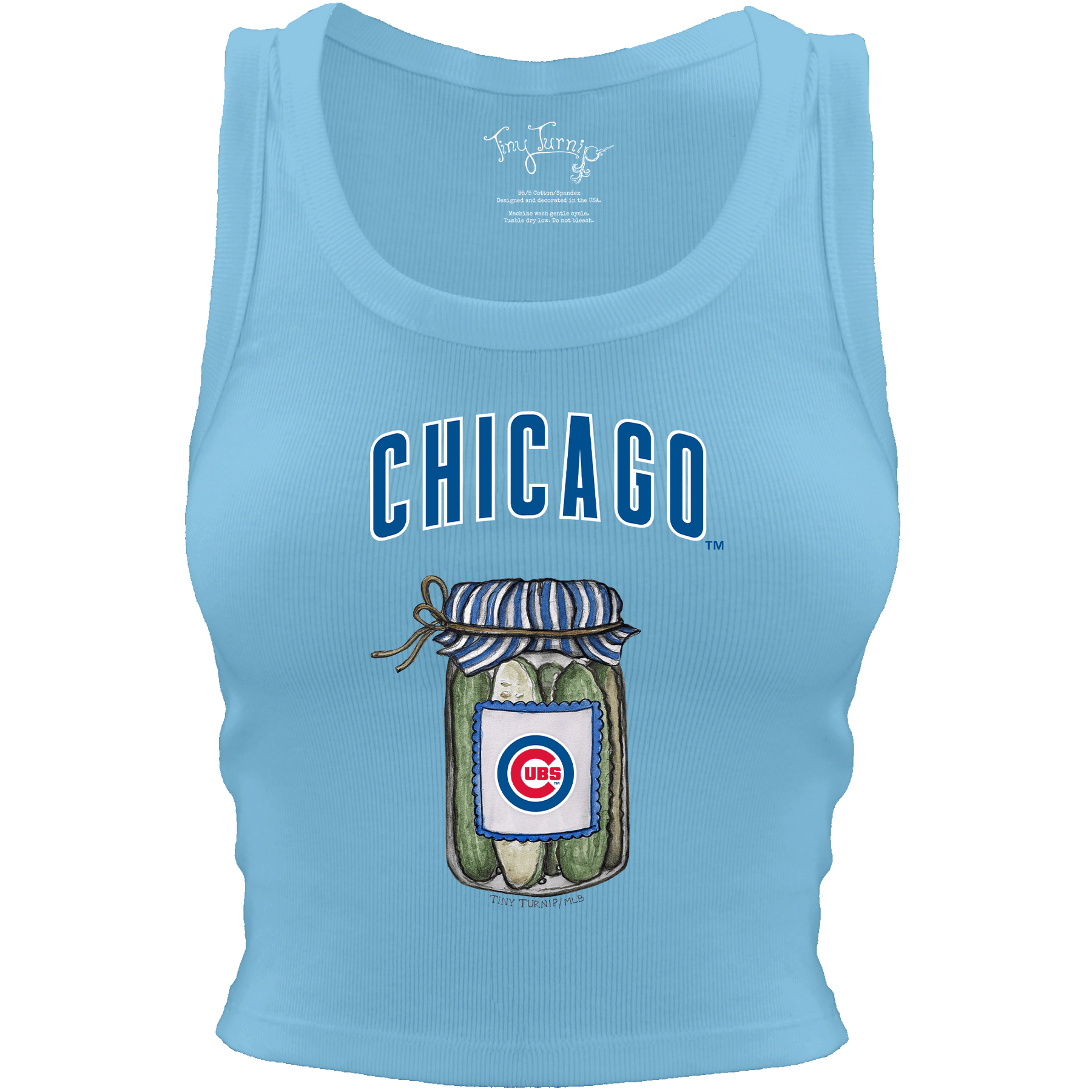 Chicago Cubs Pickle Jar Crop Tank