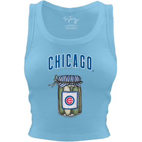 Chicago Cubs Pickle Jar Crop Tank