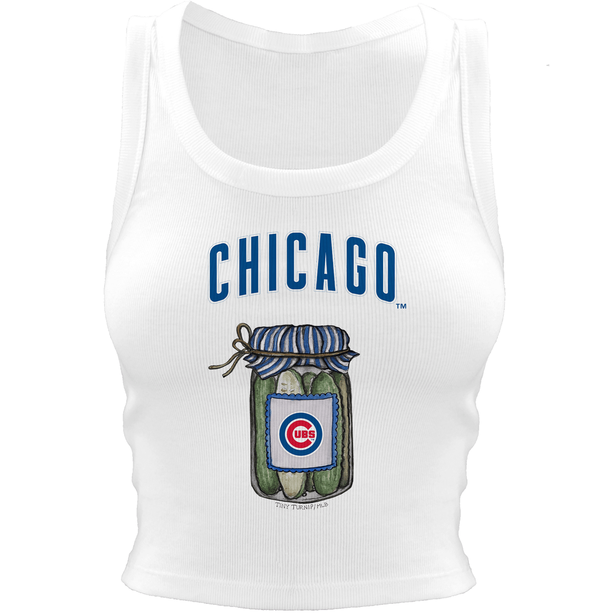 Chicago Cubs Pickle Jar Crop Tank