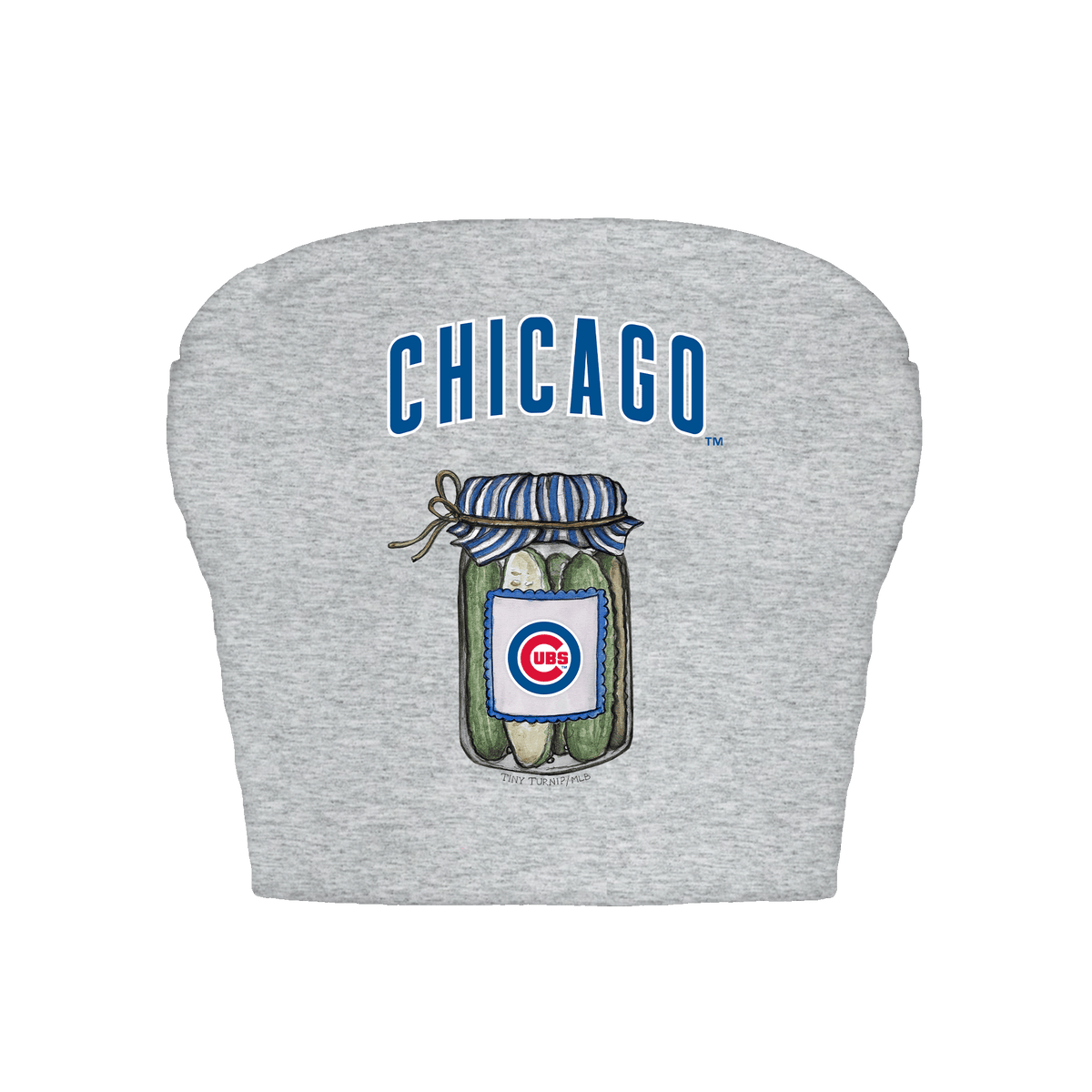 Chicago Cubs Pickle Jar Crop Tube Top