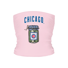 Chicago Cubs Pickle Jar Tube Top