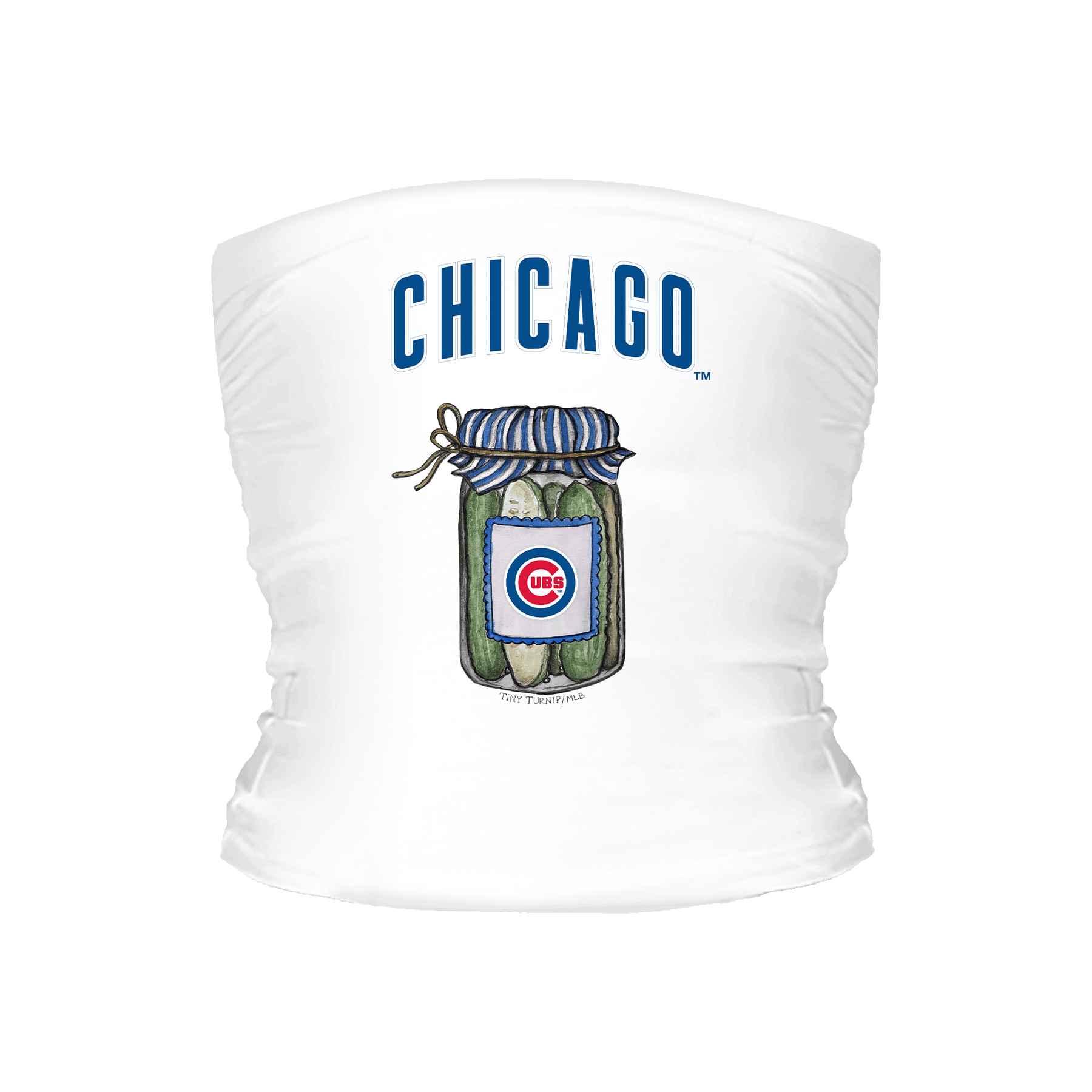 Chicago Cubs Pickle Jar Tube Top