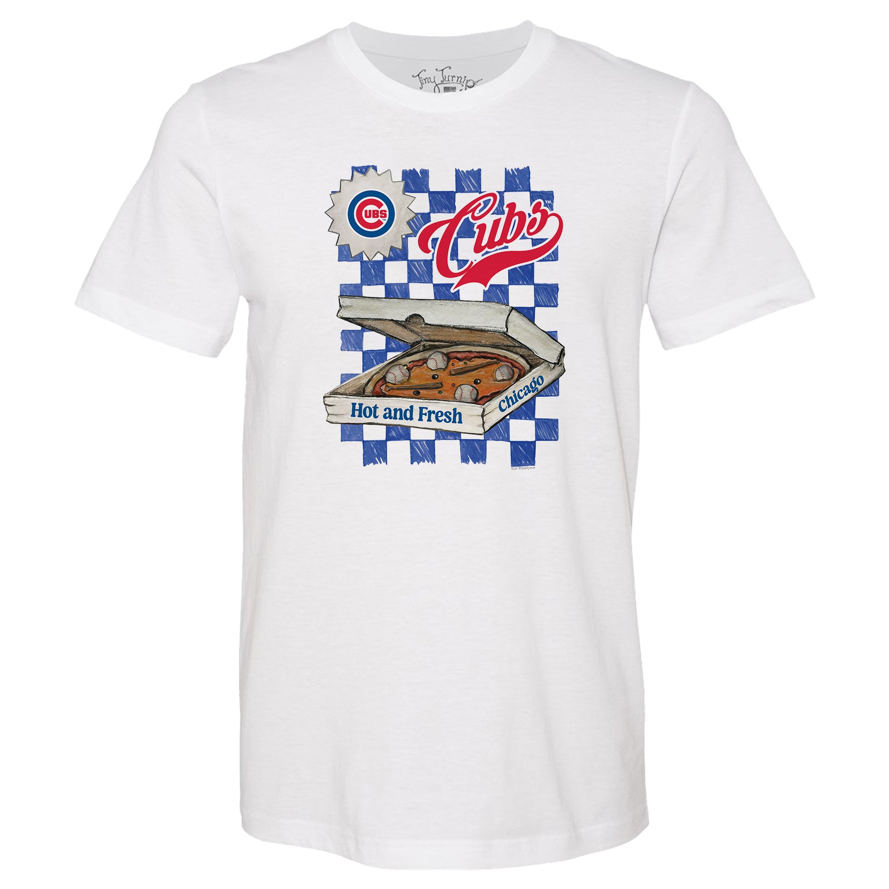 Chicago Cubs Pizza Tee Shirt