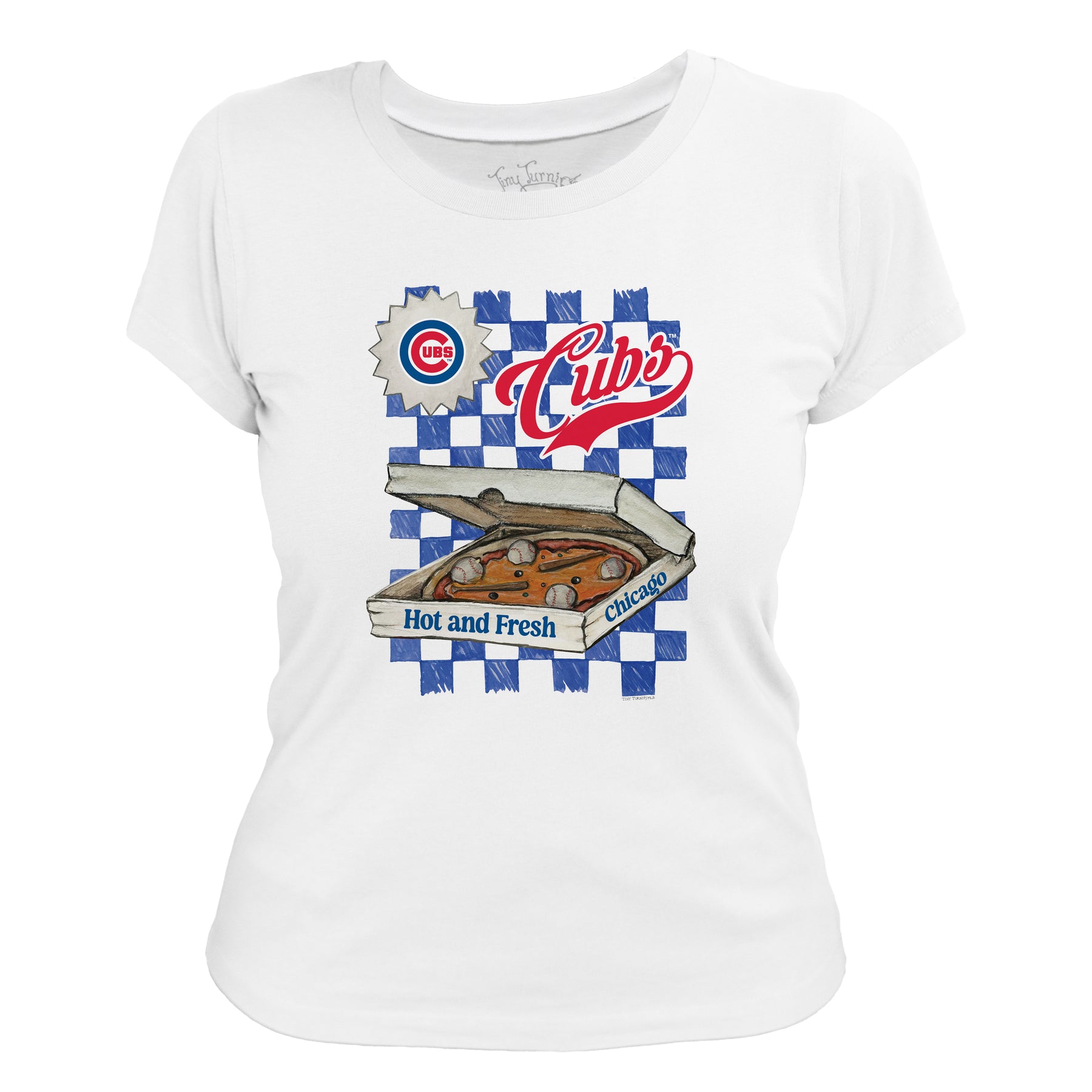 Chicago Cubs Pizza Tee Shirt