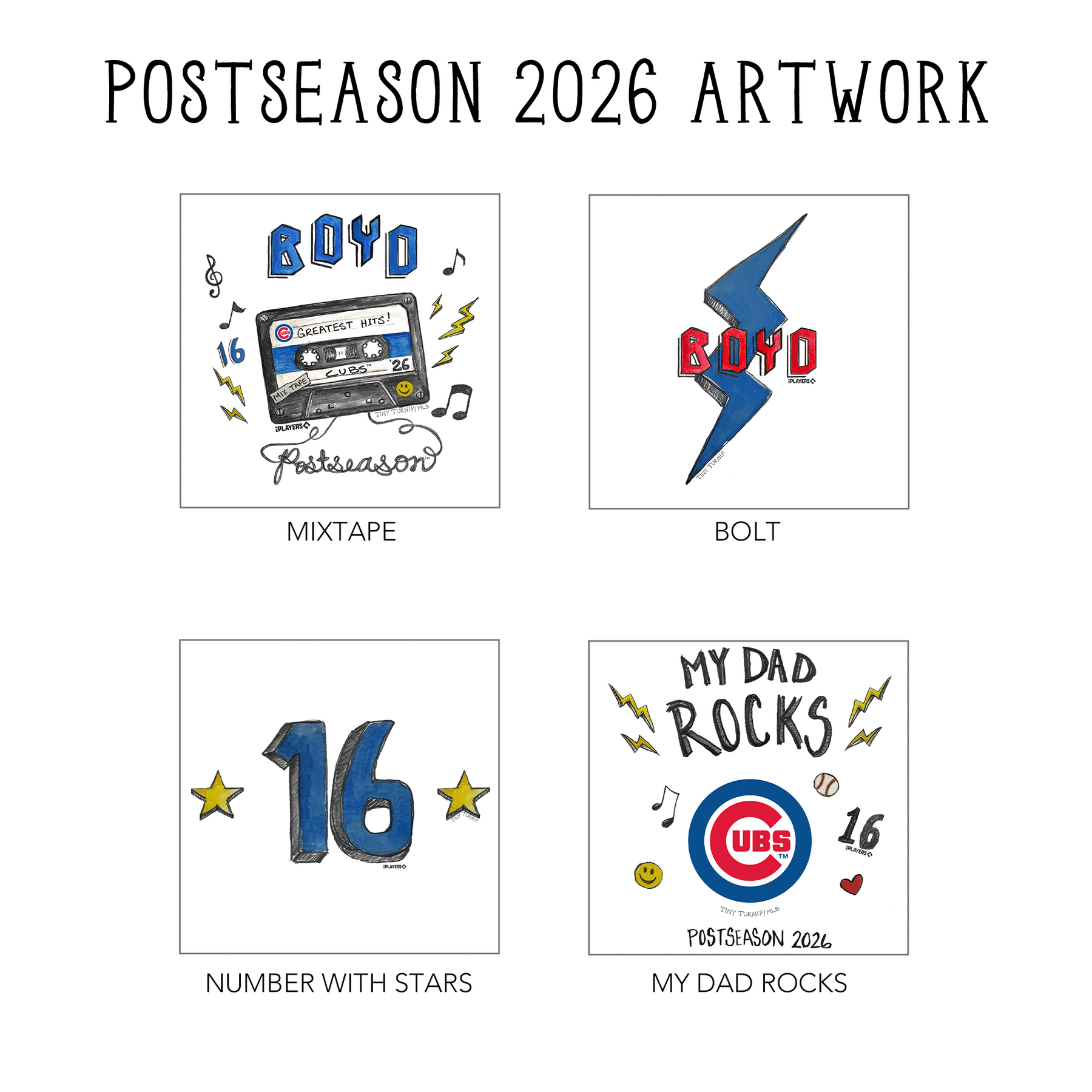 VIP Chicago Cubs Postseason '26 Women's Tee Shirt - Tiny Turnip
