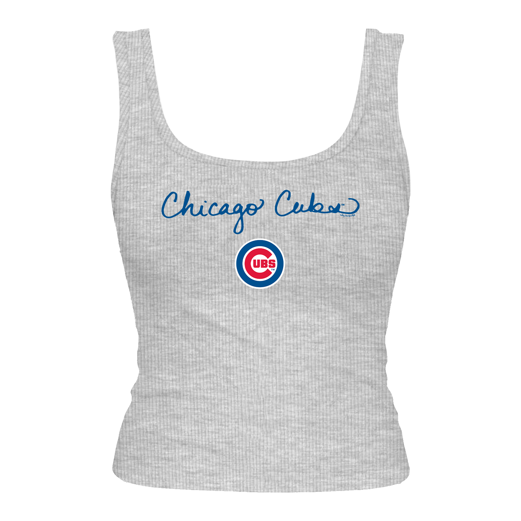 Chicago Cubs Logo Script Emmy Tank