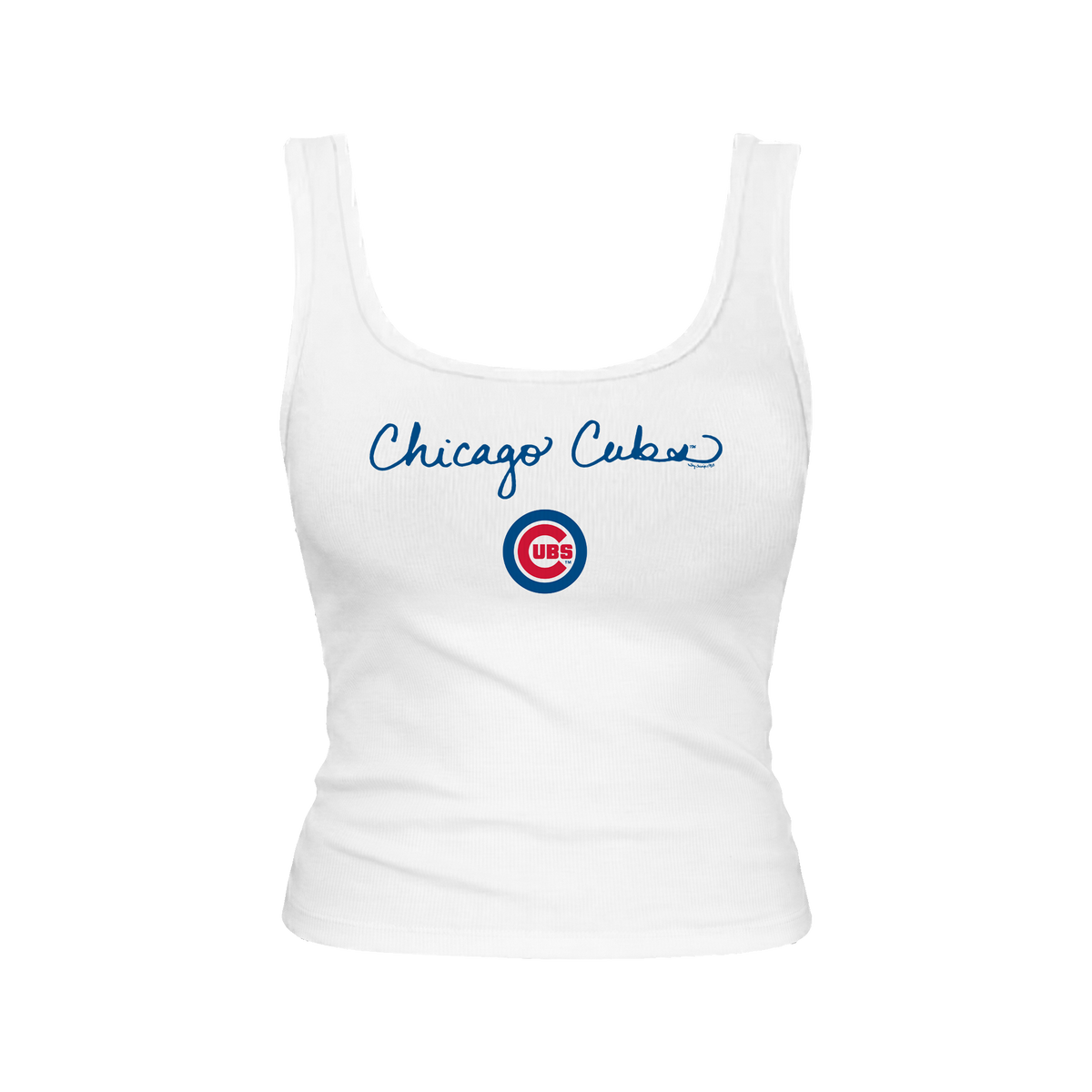 Chicago Cubs Logo Script Emmy Tank