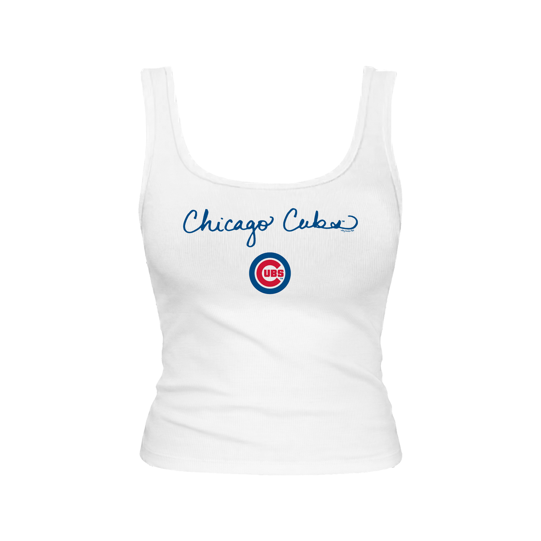 Chicago Cubs Logo Script Emmy Tank