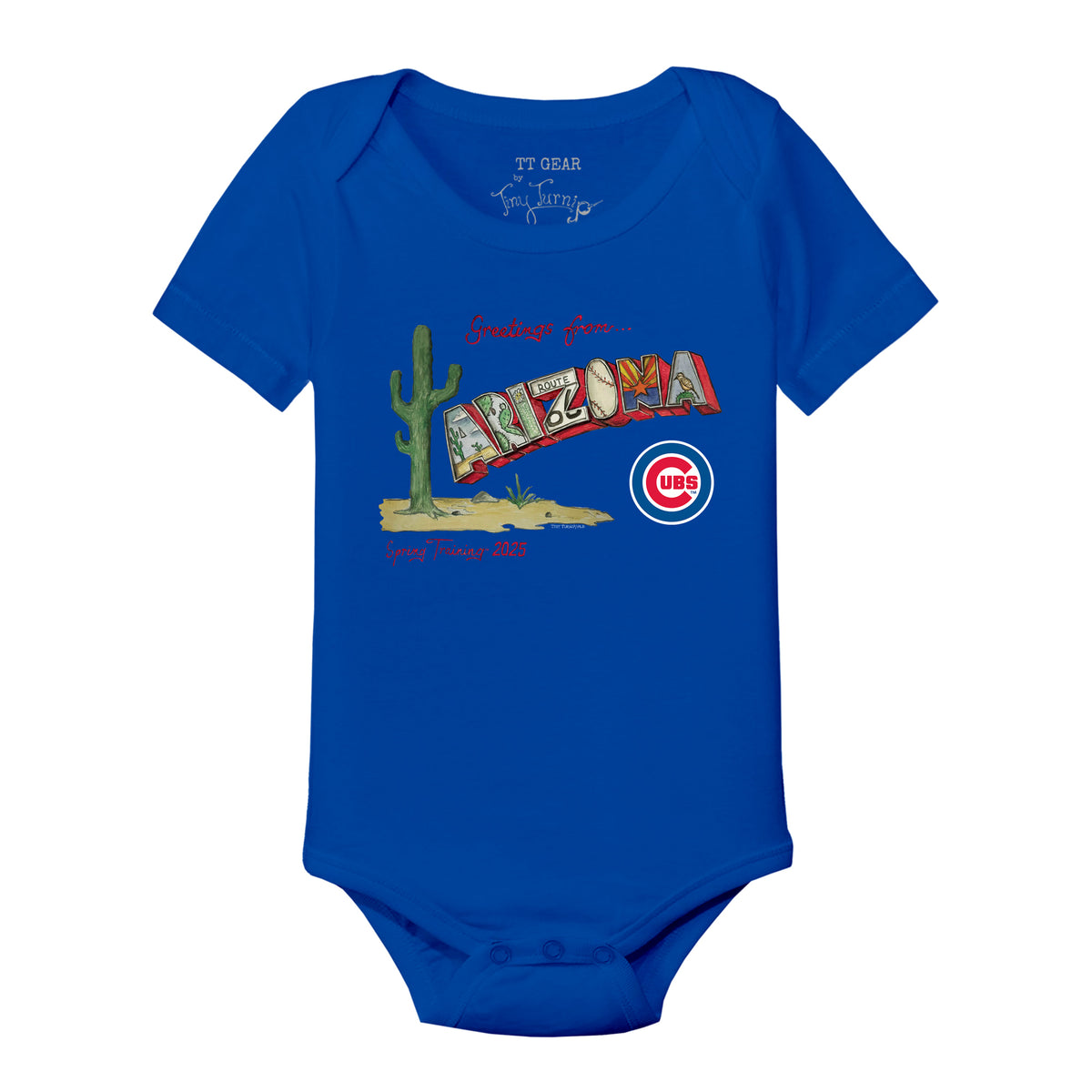 Chicago Cubs Spring Training 2025 Short Sleeve Snapper