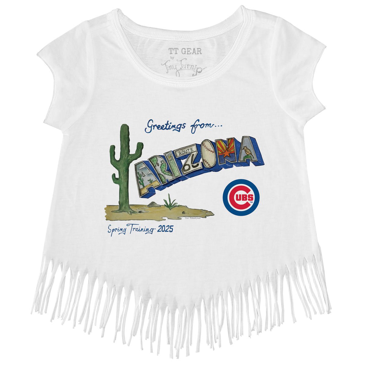 Chicago Cubs Spring Training 2025 Fringe Tee