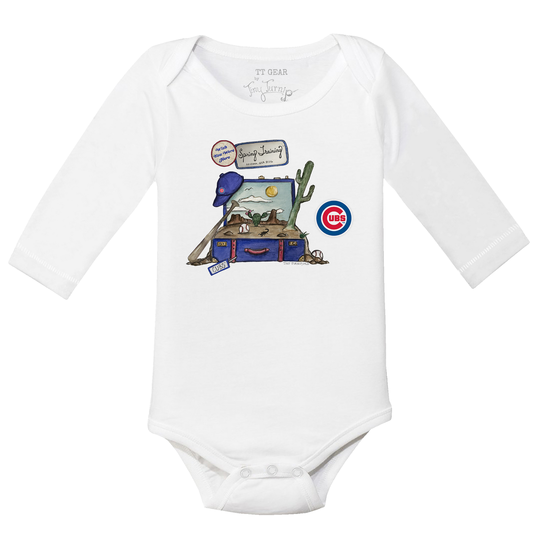 Chicago Cubs Spring Training 2026 Long Sleeve Snapper - Tiny Turnip