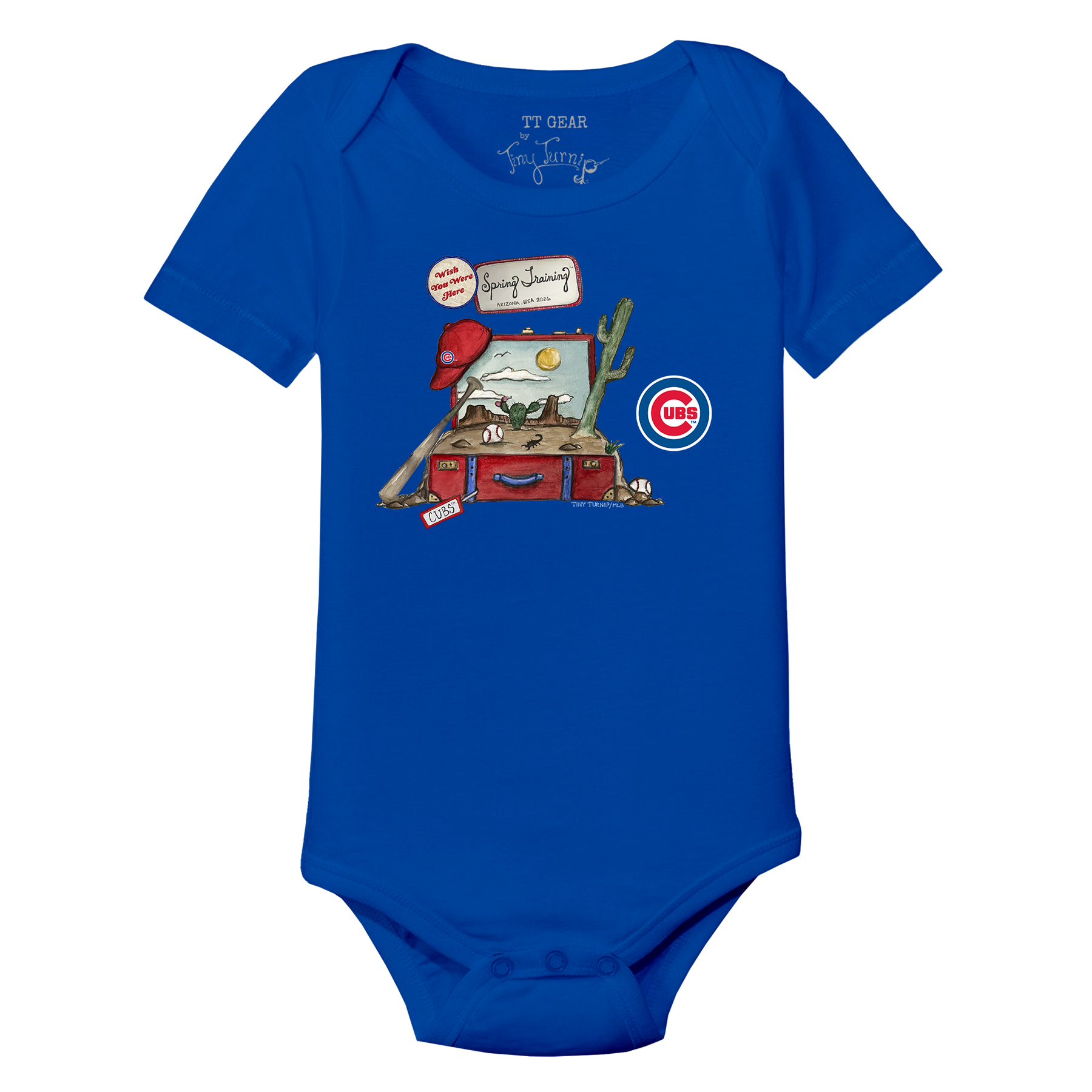 Chicago Cubs Spring Training 2026 Short Sleeve Snapper - Tiny Turnip