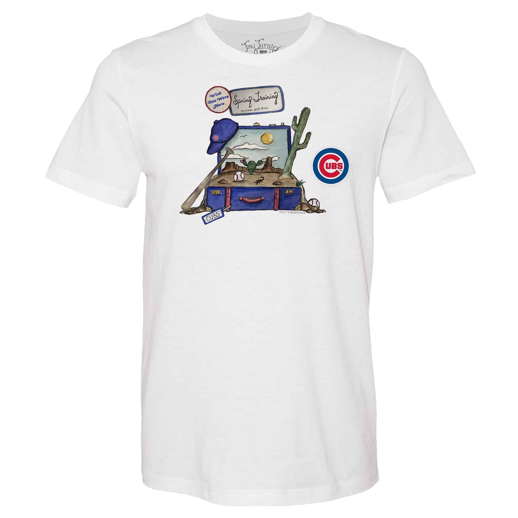 Chicago Cubs Spring Training 2026 Unisex Tee Shirt - Tiny Turnip