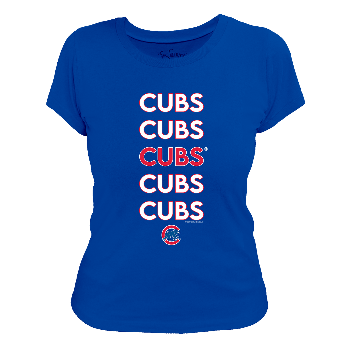 Chicago Cubs Stacked Tee Shirt