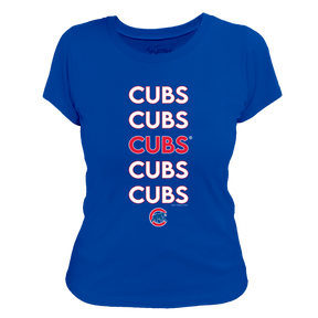 Chicago Cubs Stacked Tee Shirt