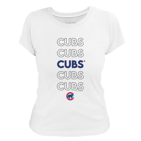 Chicago Cubs Stacked Tee Shirt